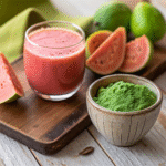 guava pulp extract and spirulina algae