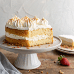 rosemary's bakery whipped cream cake on display