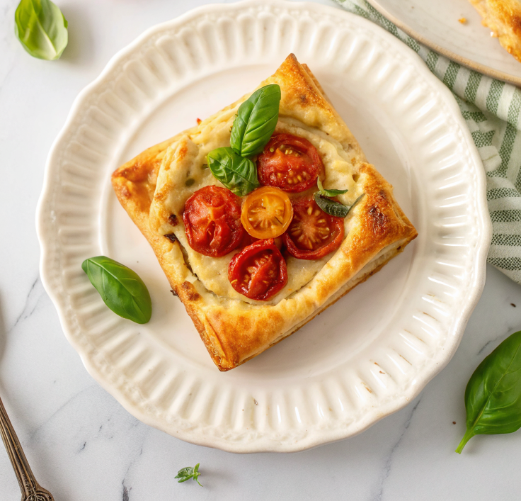 Tomato Tarts with Puff Pastry