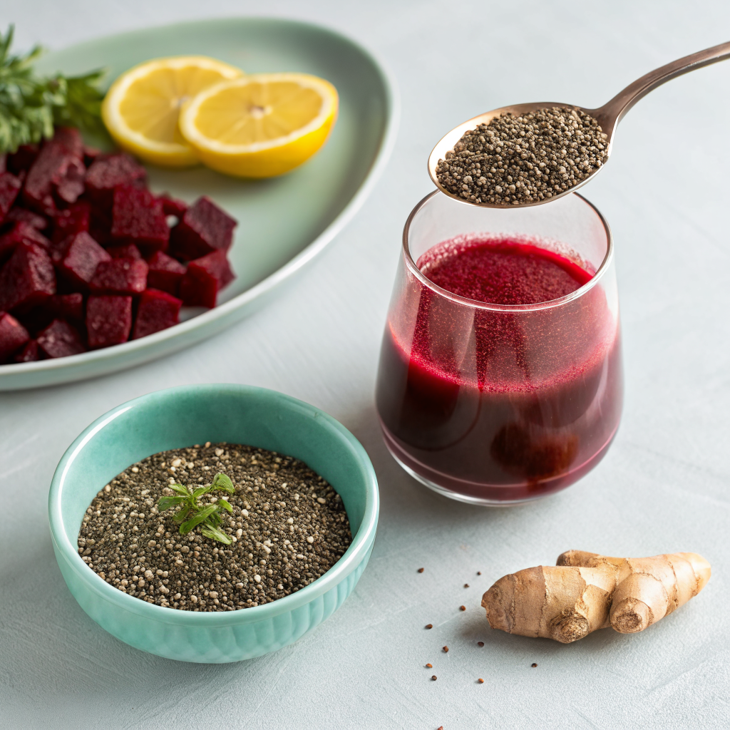 beetroot chia seeds ingredients